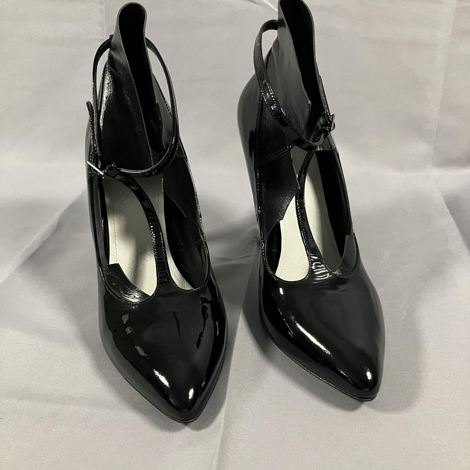 Maison Martin Margiela Shoes Womens Size 38 Patent Leather Heels Made In Italy
